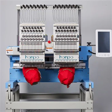 Factory Wholesale 2 Head Embroidery Sewing Machine For 3D Cap Flat