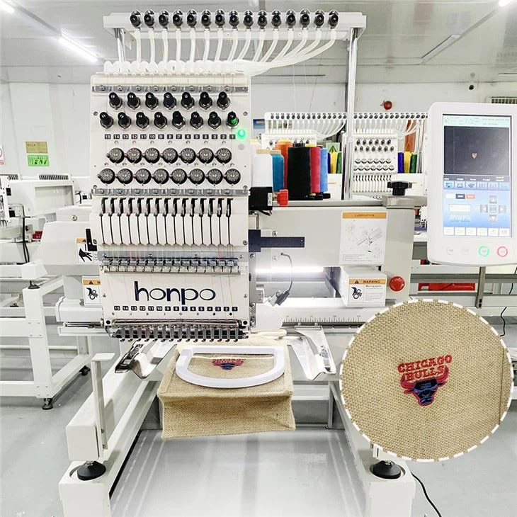 Easy Operate 2 Head Embroidery Machine Computerized Hat T-shirt Flat Business Home Use