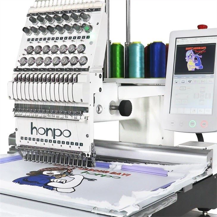 High Speed Single Head Computerized Embroidery Machine
