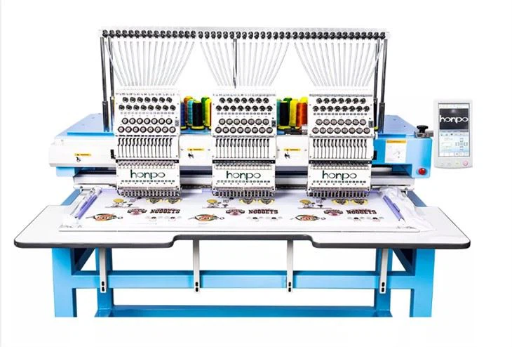 Honpo 3 Head Embroidery Machine New Color