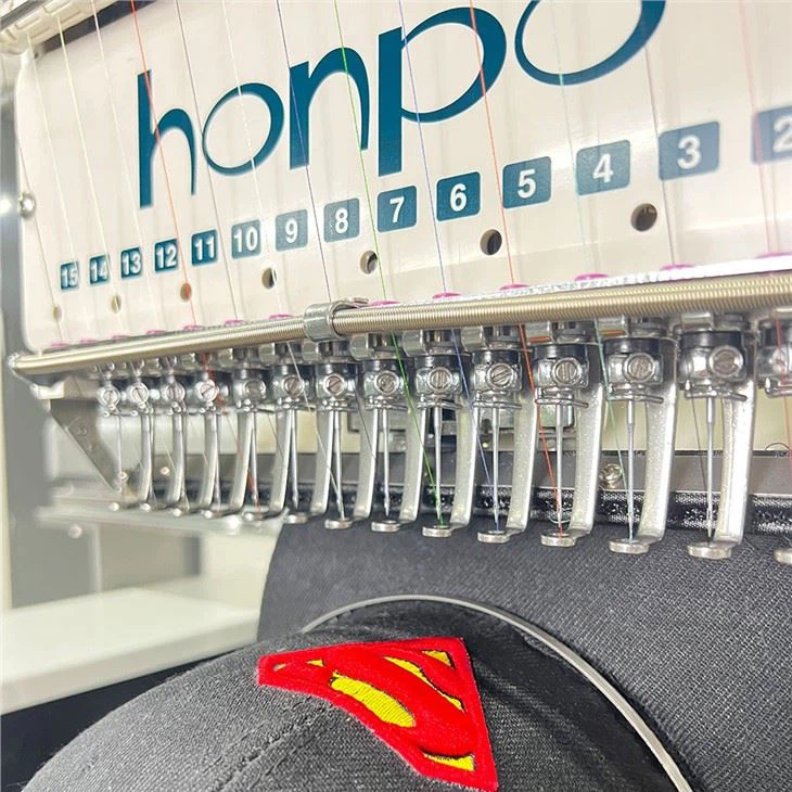 Honpo High Speed 1 Head Embroidery Machine 15 Needles Computerized Machine