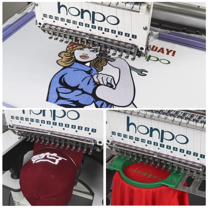 Laser Cutting Embroidery Machine Computerized For Patches Embroidery