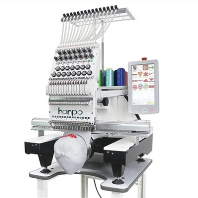 Honpo High Speed 1 Head Embroidery Machine 15 Needles Computerized Machine