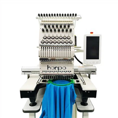 Single Head Cap Garment Flat Embroidery Machine