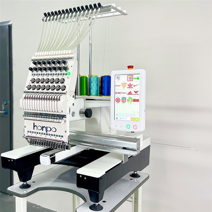 Single Head 15 Needles Embroidery Machine