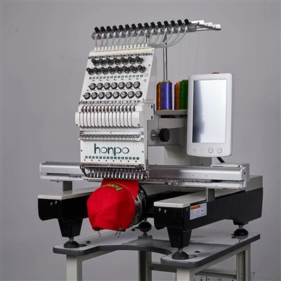 Hot Sale 12/15 Needle Multi-function Single Head Embroidery Machine Factory Direct Sales For Hats, Jackets, Coats Sweaters 600*400mm